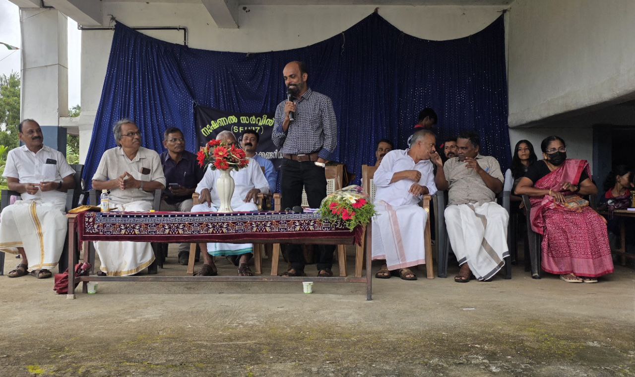 Former Head Master speaking