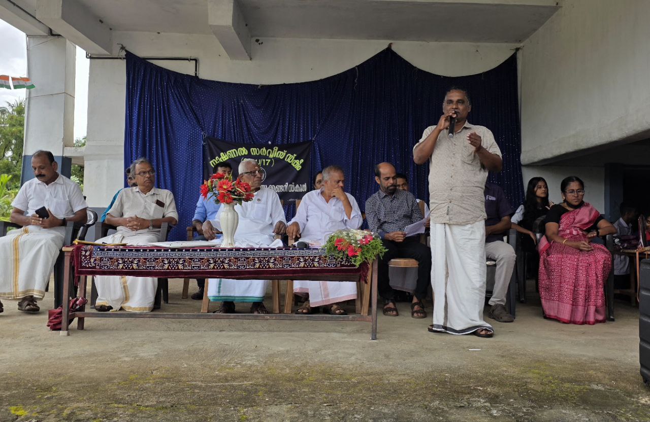 PTA President speaking on stage